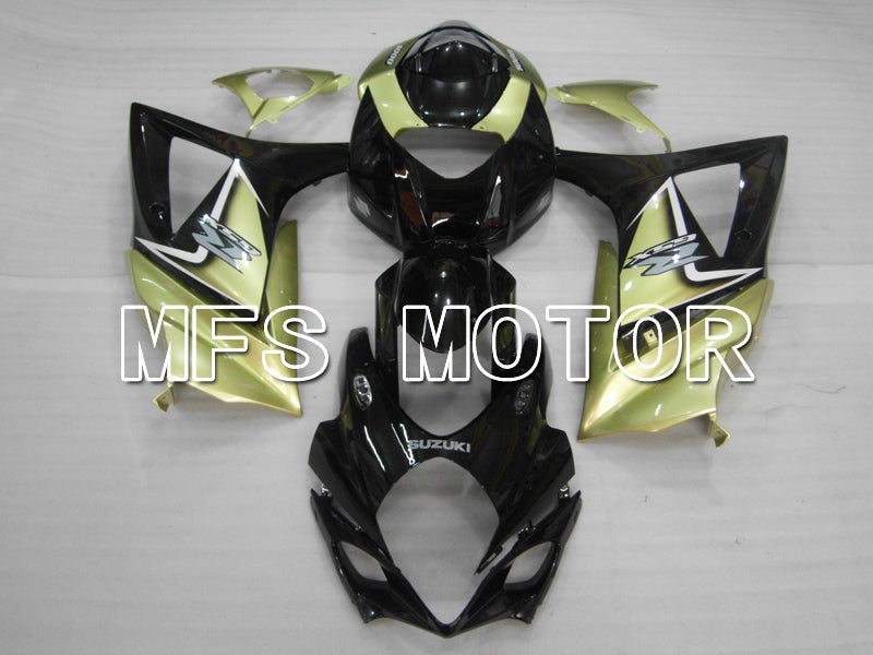 Suzuki GSXR1000 2007-2008 Injection ABS Fairing - Factory Style - Black Gold - MFS6469 - Fairings Kit