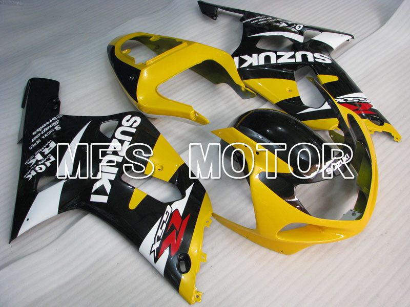 Suzuki GSXR750 2000-2003 Injection ABS Fairing - Factory Style - Black Yellow - MFS6953 - Fairings Kit