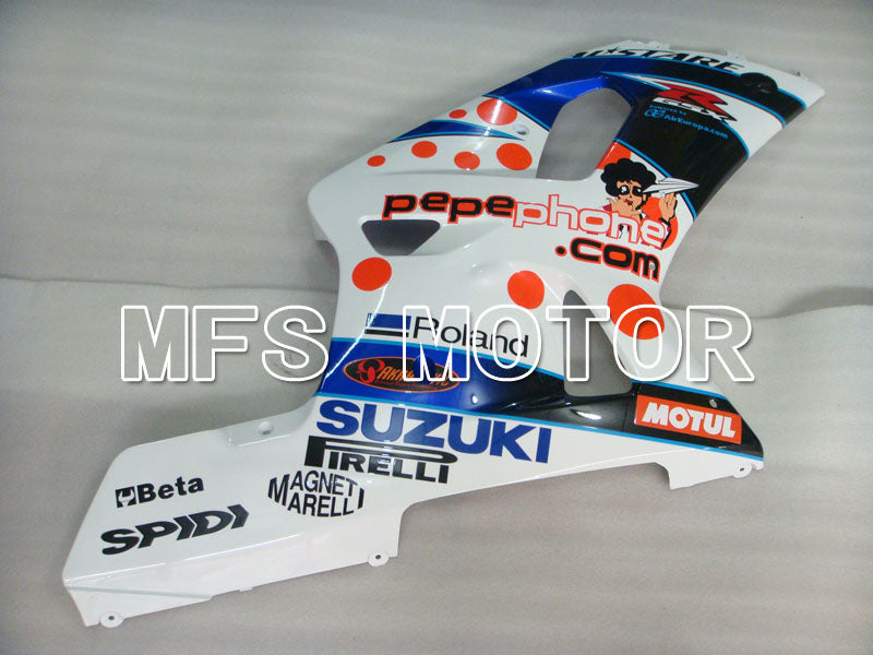 Suzuki GSXR600 2001-2003 Injection ABS Fairing - MOTUL - Blue White - MFS2202 - Fairings Kit