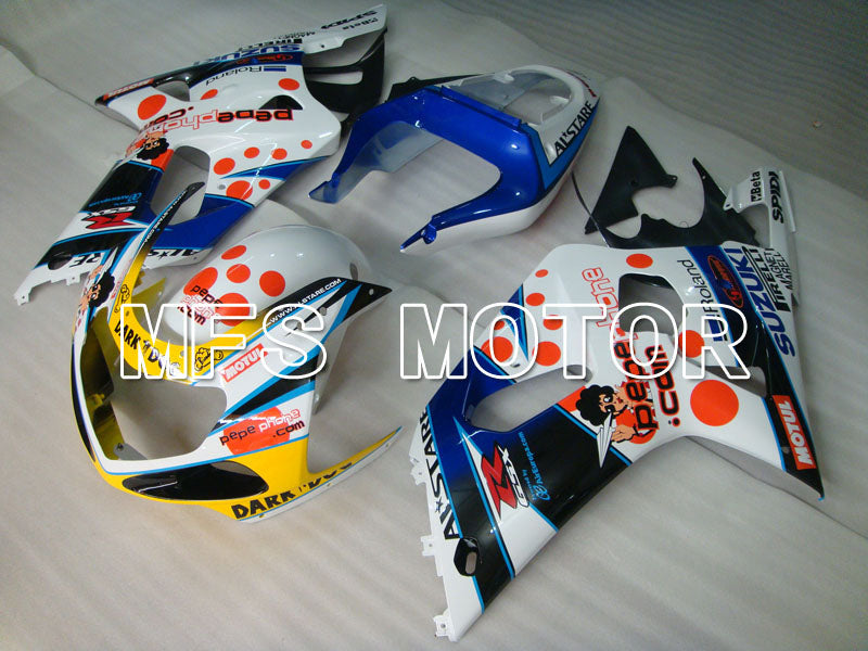 Suzuki GSXR750 2000-2003 Injection ABS Fairing - MOTUL - Blue White - MFS6999 - Fairings Kit