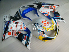 Suzuki GSXR600 2001-2003 Injection ABS Fairing - MOTUL - Blue White - MFS2202 - Fairings Kit