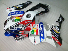 Honda CBR600RR 2003-2004 Injection ABS Fairing - Eurobet - White Black Blue - MFS2065 - Fairings Kit