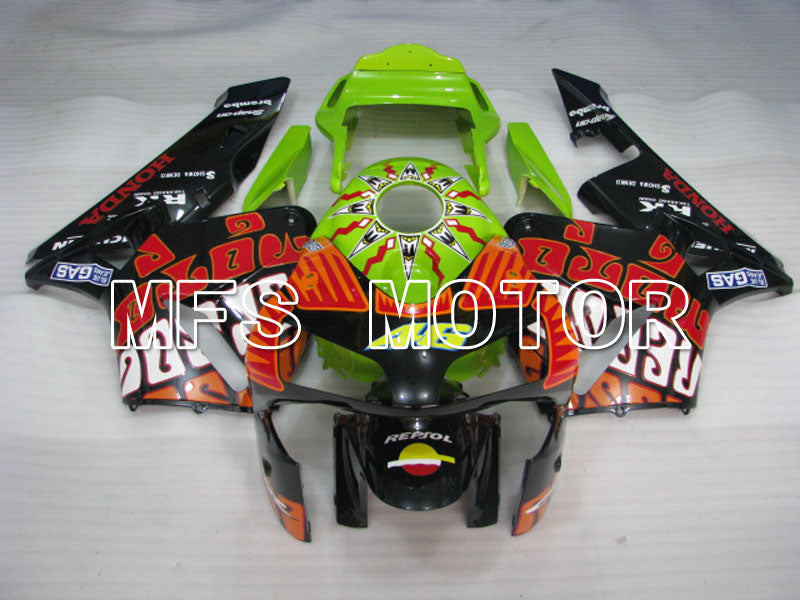 Honda CBR600RR 2003-2004 Injection ABS Fairing - Repsol - Green Black Red - MFS2069 - Fairings Kit