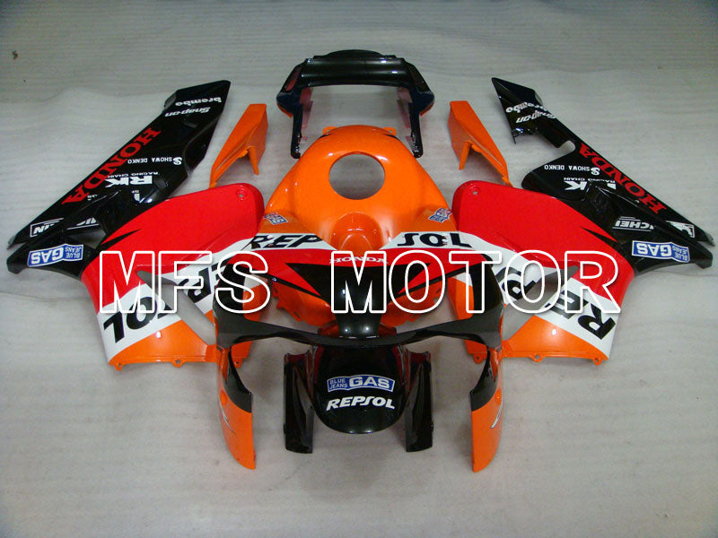 Honda CBR600RR 2003-2004 Injection ABS Fairing - Repsol - Orange Red Black - MFS2078 - Fairings Kit