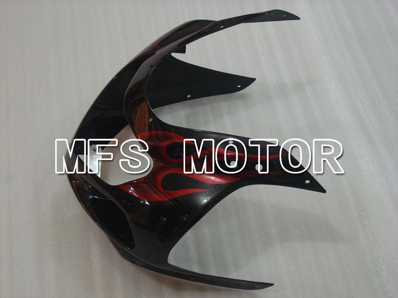 Suzuki GSXR600 2001-2003 Injection ABS Fairing - Flame - Black - MFS2088 - Fairings Kit