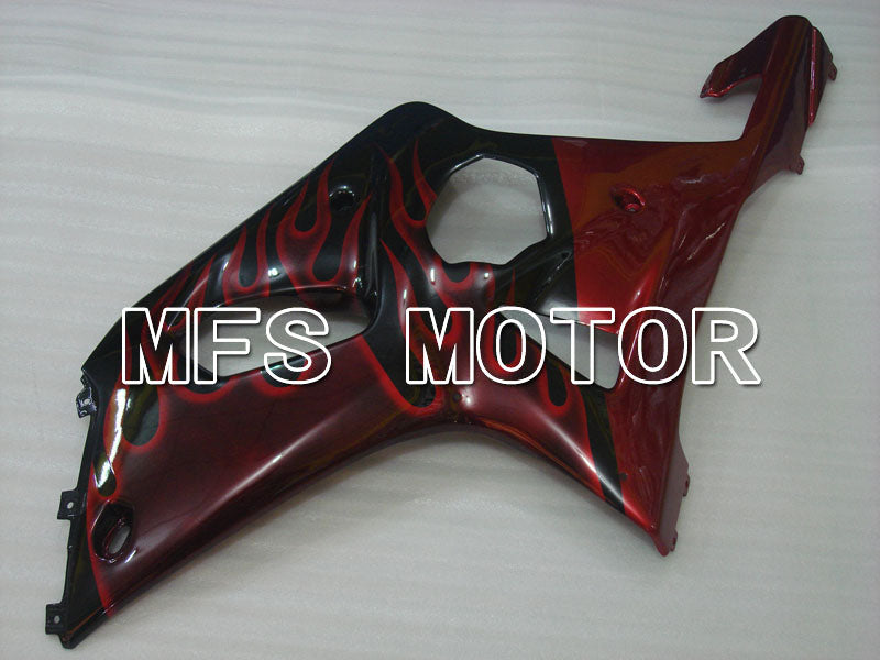Suzuki GSXR600 2001-2003 Injection ABS Fairing - Flame - Black - MFS2088 - Fairings Kit