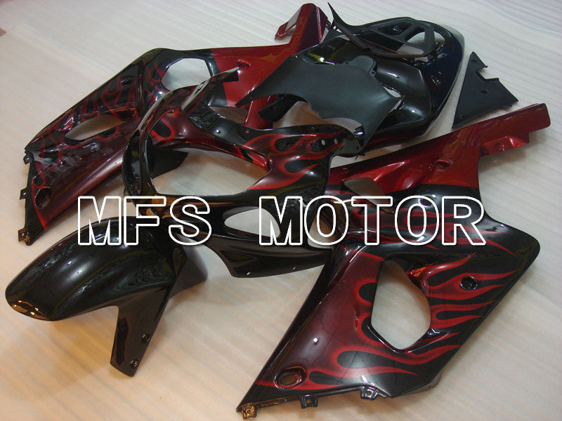 Suzuki GSXR750 2000-2003 Injection ABS Fairing - Flame - Black - MFS6937 - Fairings Kit