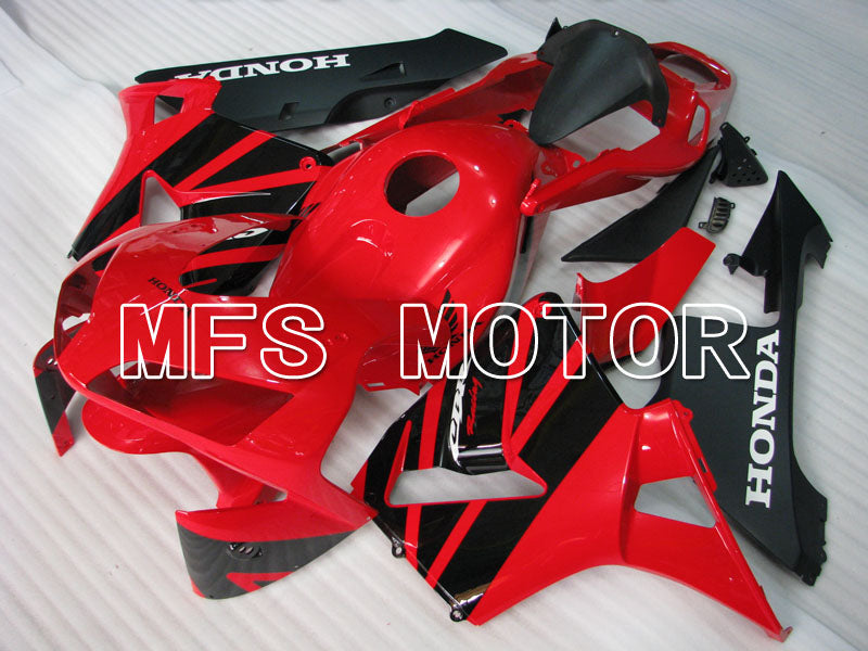 Honda CBR600RR 2003-2004 ABS Injection Fairing - Factory Style - Red Black - MFS2095 - Fairings Kit