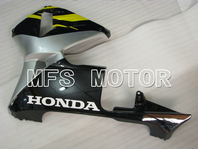 Honda CBR600RR 2003-2004 ABS Injection Fairing - Factory Style - Yellow Silver Black - MFS2100 - Fairings Kit