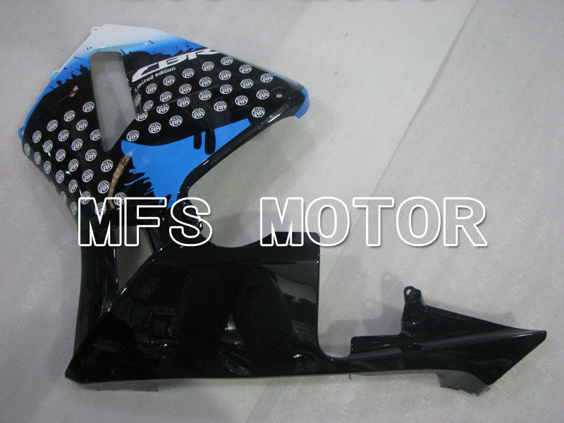Honda CBR600RR 2003-2004 ABS Injection Fairing - Customize - Black White blue - MFS2104 - Fairings Kit
