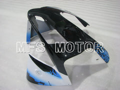 Honda CBR600RR 2003-2004 ABS Injection Fairing - Customize - Black White blue - MFS2104 - Fairings Kit