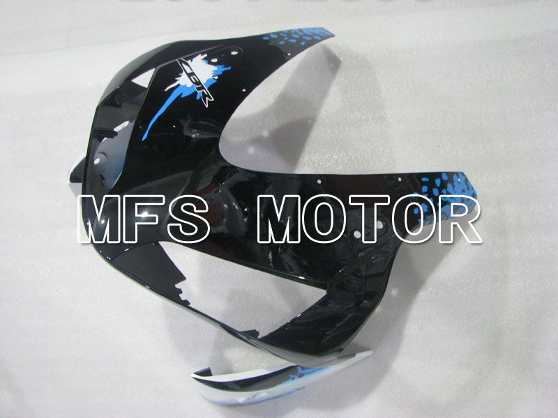 Honda CBR600RR 2003-2004 ABS Injection Fairing - Customize - Black White blue - MFS2104 - Fairings Kit