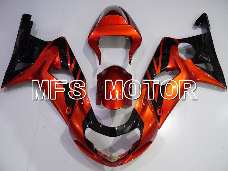 Suzuki GSXR750 2000-2003 Injection ABS Fairing - Factory Style - Black Red - MFS6944 - Fairings Kit