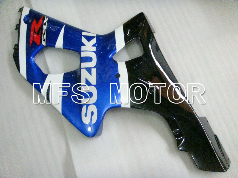 Suzuki GSXR600 2001-2003 Injection ABS Fairing - Factory Style - Black Wihte Blue - MFS2110 - Fairings Kit