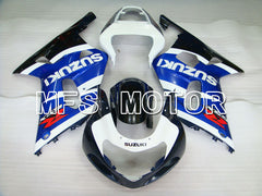 Suzuki GSXR750 2000-2003 Injection ABS Fairing - Factory Style - Black Wihte Blue - MFS6943 - Fairings Kit
