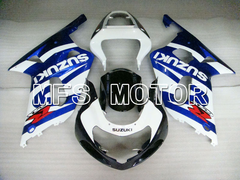 Suzuki GSXR750 2000-2003 Injection ABS Fairing - Factory Style - Black Wihte Blue - MFS6945 - Fairings Kit