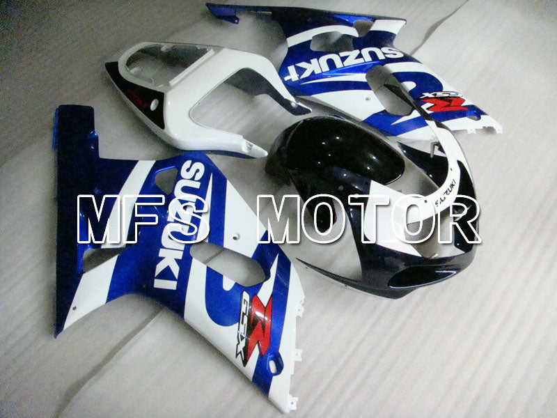 Suzuki GSXR750 2000-2003 Injection ABS Fairing - Factory Style - Black Wihte Blue - MFS6945 - Fairings Kit