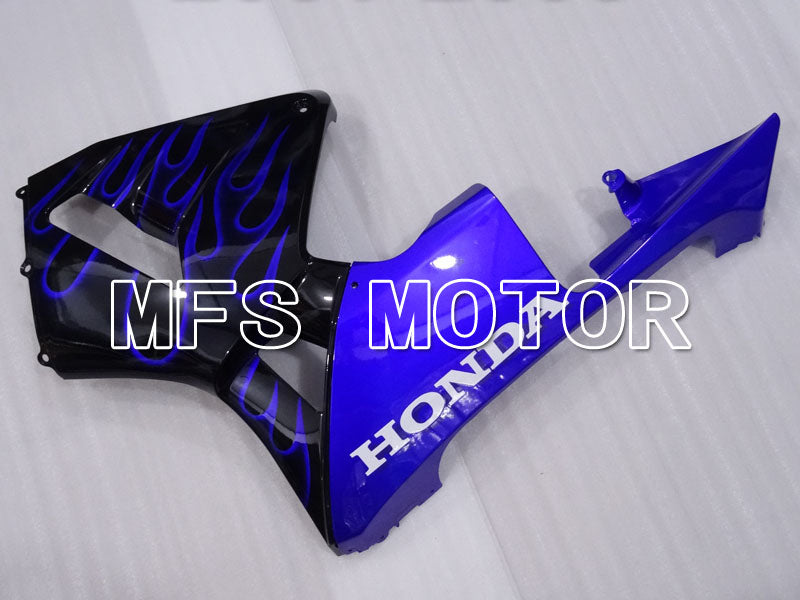 Honda CBR600RR 2003-2004 ABS Injection Fairing - Flame - Blue Black - MFS2115 - Fairings Kit