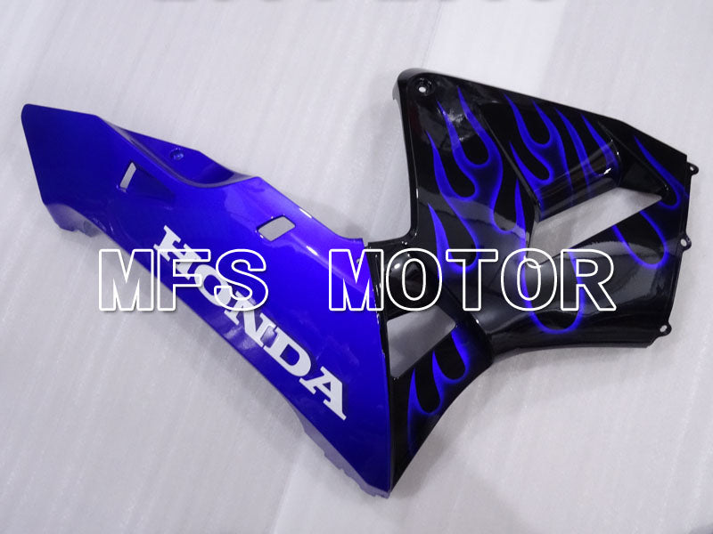 Honda CBR600RR 2003-2004 ABS Injection Fairing - Flame - Blue Black - MFS2115 - Fairings Kit
