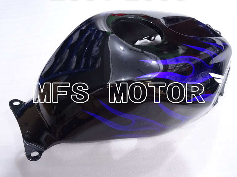 Honda CBR600RR 2003-2004 ABS Injection Fairing - Flame - Blue Black - MFS2115 - Fairings Kit