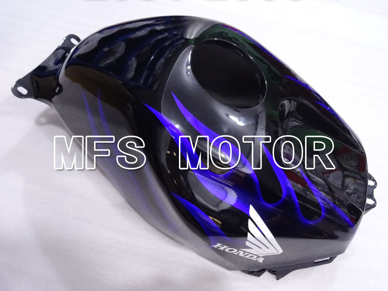 Honda CBR600RR 2003-2004 ABS Injection Fairing - Flame - Blue Black - MFS2115 - Fairings Kit