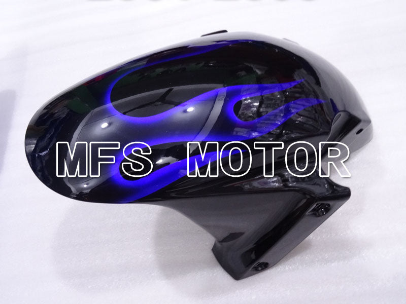 Honda CBR600RR 2003-2004 ABS Injection Fairing - Flame - Blue Black - MFS2115 - Fairings Kit