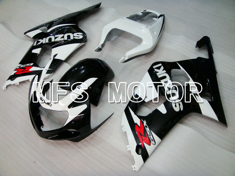 Suzuki GSXR600 2001-2003 Injection ABS Fairing - Factory Style - Black White - MFS2119 - Fairings Kit
