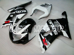 Suzuki GSXR600 2001-2003 Injection ABS Fairing - Factory Style - Black White - MFS2119 - Fairings Kit