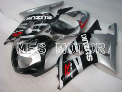 Suzuki GSXR750 2000-2003 Injection ABS Fairing - Factory Style - Black Silver - MFS6950 - Fairings Kit