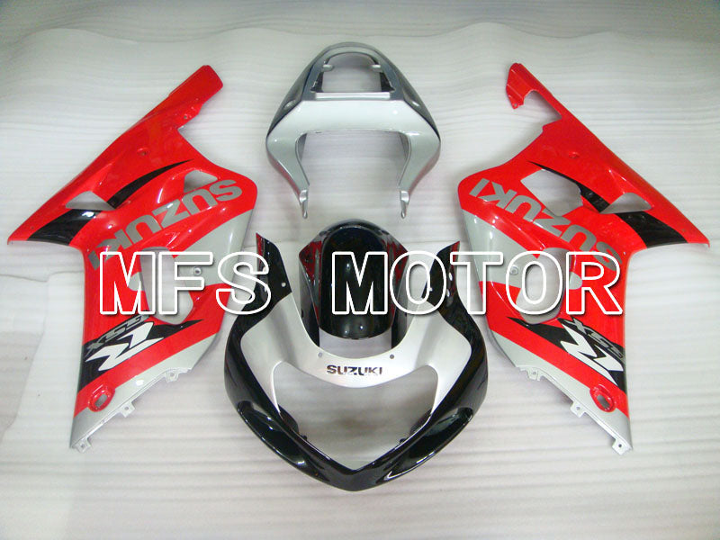 Suzuki GSXR750 2000-2003 Injection ABS Fairing - Factory Style - Black Silver Red - MFS6949 - Fairings Kit