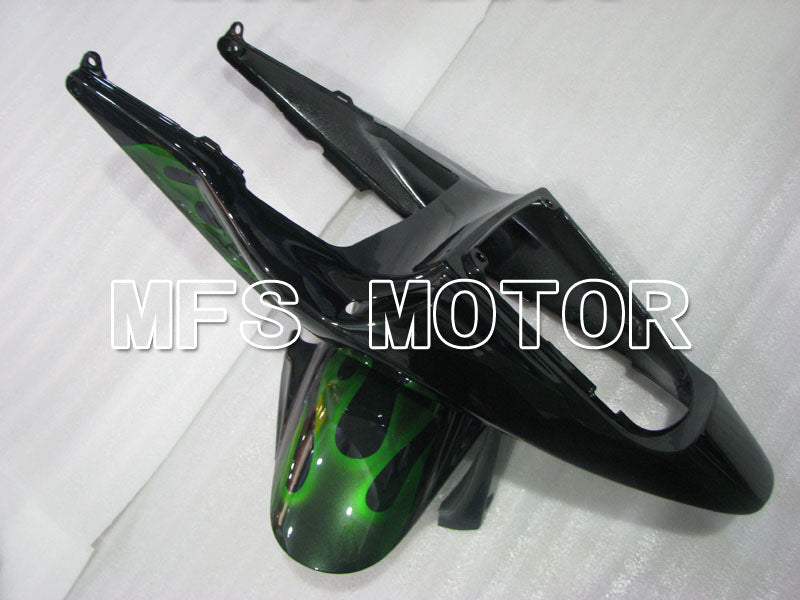 Honda CBR600RR 2003-2004 ABS Injection Fairing - Flame - Green Black - MFS2124 - Fairings Kit