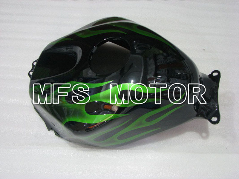 Honda CBR600RR 2003-2004 ABS Injection Fairing - Flame - Green Black - MFS2124 - Fairings Kit
