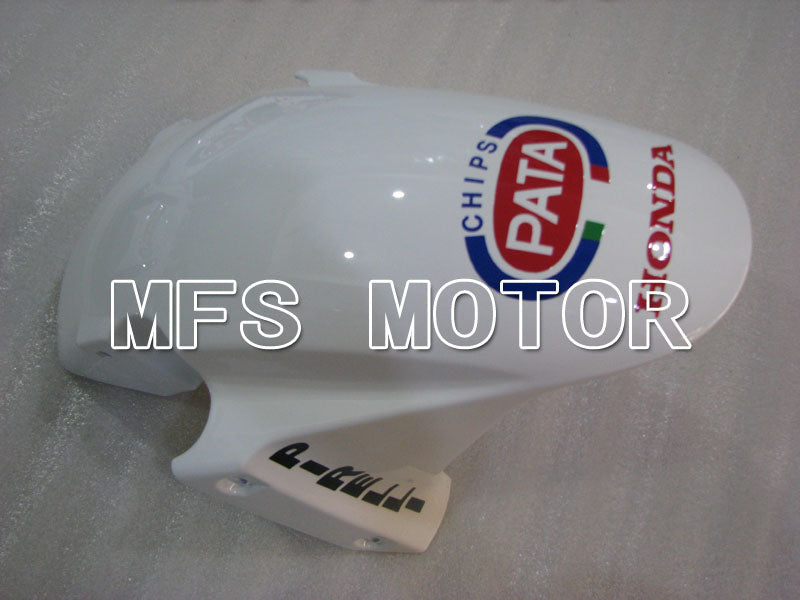 Honda CBR600RR 2003-2004 ABS Injection Fairing - PATA - White Red Blue - MFS2126 - Fairings Kit