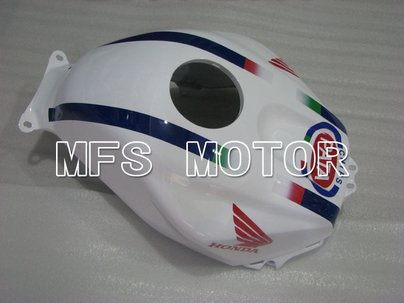 Honda CBR600RR 2003-2004 ABS Injection Fairing - PATA - White Red Blue - MFS2126 - Fairings Kit