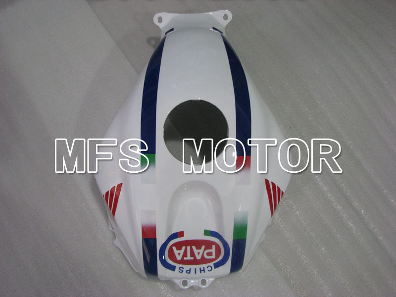 Honda CBR600RR 2003-2004 ABS Injection Fairing - PATA - White Red Blue - MFS2126 - Fairings Kit