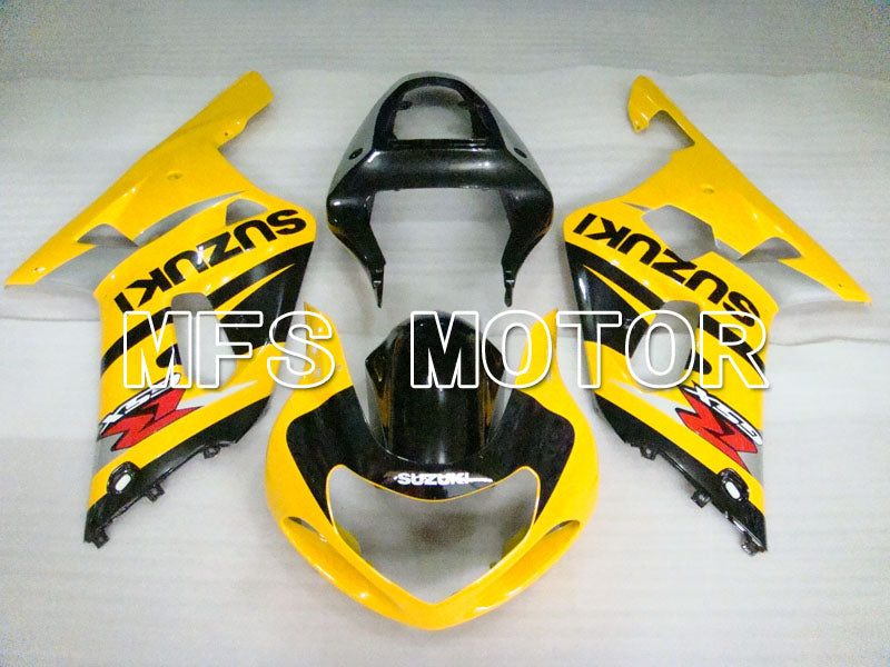 Suzuki GSXR600 2001-2003 Injection ABS Fairing - Factory Style - Black Yellow - MFS2129 - Fairings Kit