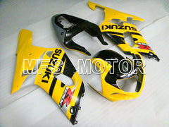 Suzuki GSXR600 2001-2003 Injection ABS Fairing - Factory Style - Black Yellow - MFS2129 - Fairings Kit