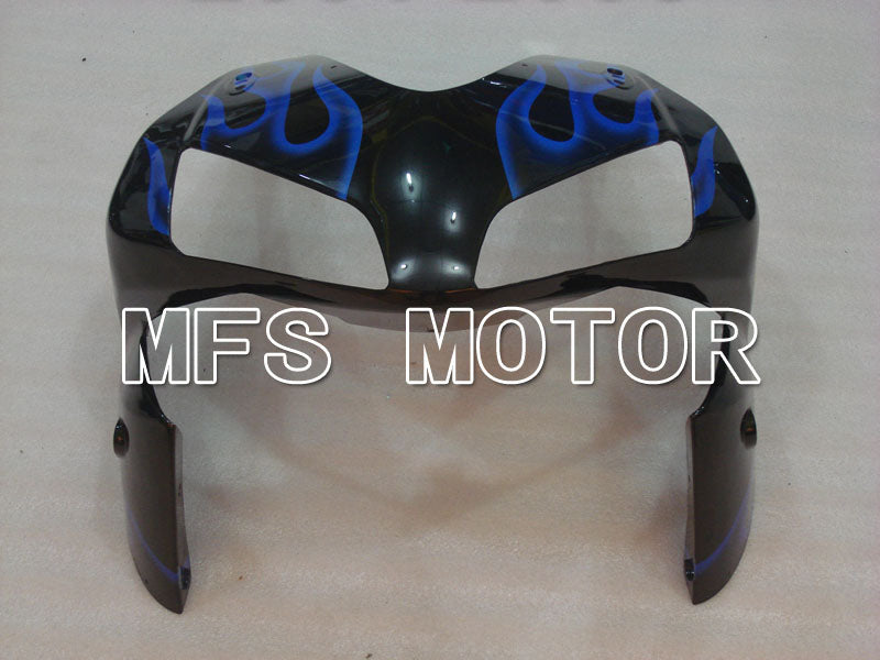 Honda CBR600RR 2003-2004 ABS Injection Fairing - Flame - Black Blue - MFS2130 - Fairings Kit