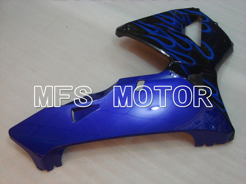 Honda CBR600RR 2003-2004 ABS Injection Fairing - Flame - Black Blue - MFS2130 - Fairings Kit