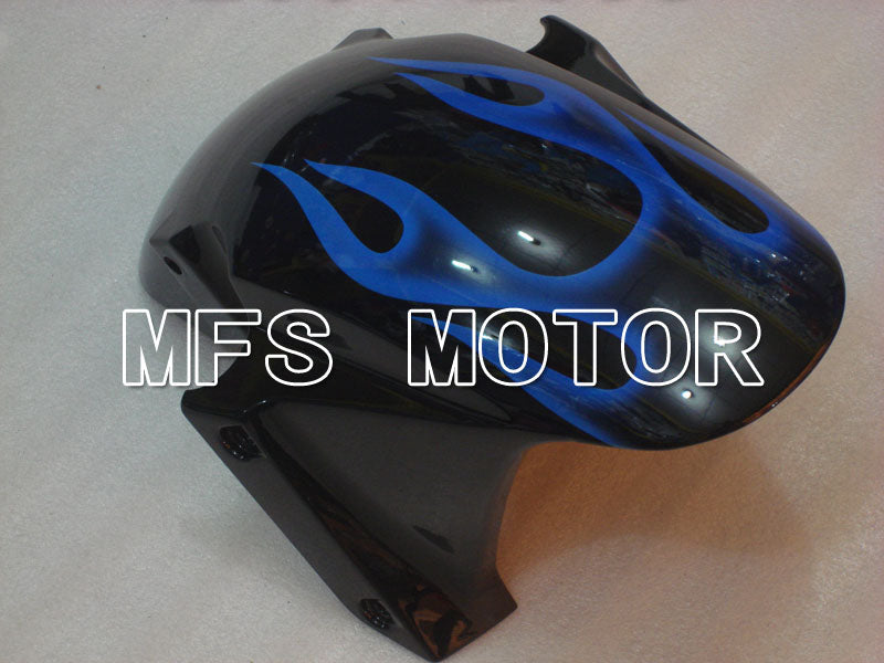 Honda CBR600RR 2003-2004 ABS Injection Fairing - Flame - Black Blue - MFS2130 - Fairings Kit