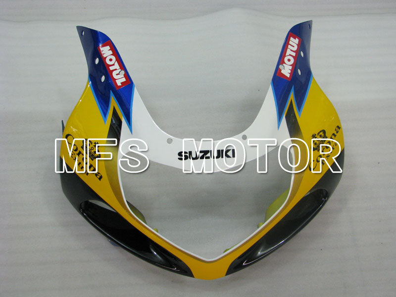 Suzuki GSXR750 2000-2003 Injection ABS Fairing - Factory Style - Black Yellow Blue - MFS6954 - Fairings Kit