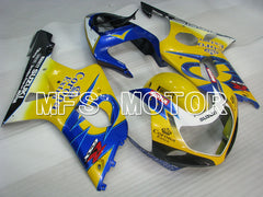Suzuki GSXR750 2000-2003 Injection ABS Fairing - Factory Style - Black Yellow Blue - MFS6954 - Fairings Kit