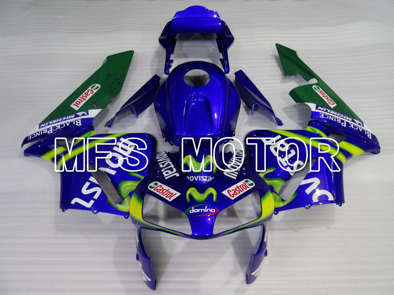 Honda CBR600RR 2003-2004 ABS Injection Fairing - Castrol - Green Blue - MFS2133 - Fairings Kit