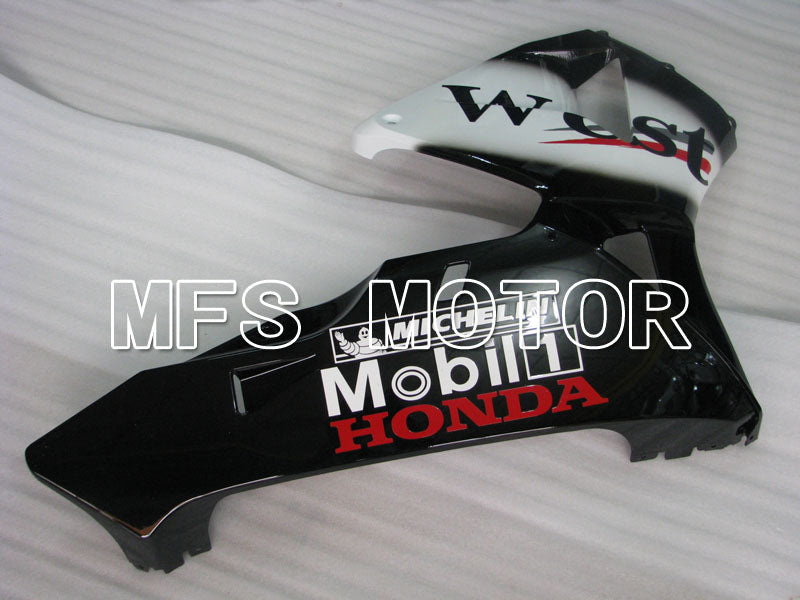 Honda CBR600RR 2003-2004 ABS Injection Fairing - West - White Black - MFS2139 - Fairings Kit