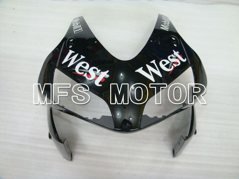 Honda CBR600RR 2003-2004 ABS Injection Fairing - West - White Black - MFS2140 - Fairings Kit