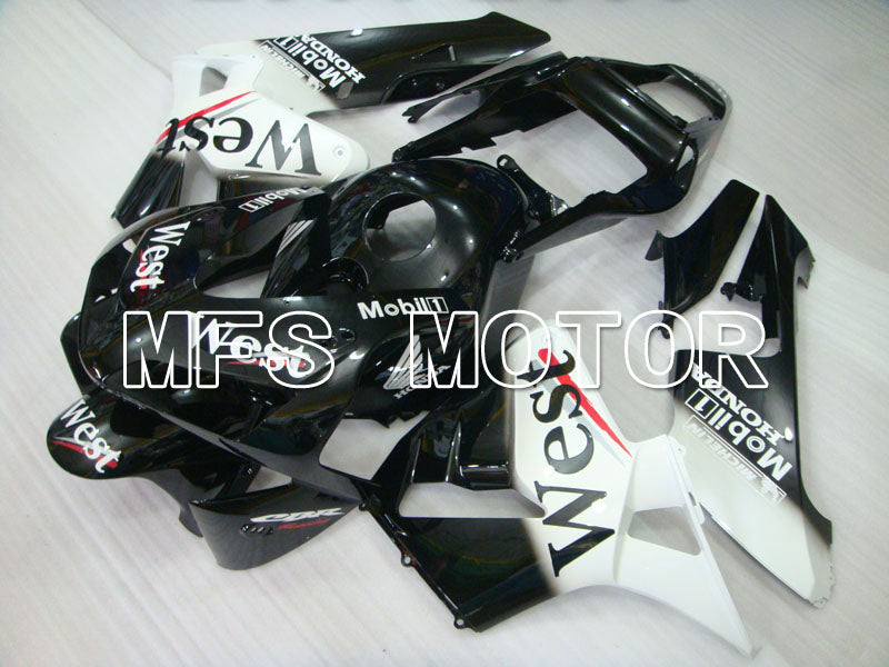 Honda CBR600RR 2003-2004 ABS Injection Fairing - West - White Black - MFS2140 - Fairings Kit