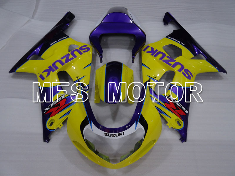 Suzuki GSXR600 2001-2003 Injection ABS Fairing - Factory Style - Yellow Purple - MFS2142 - Fairings Kit