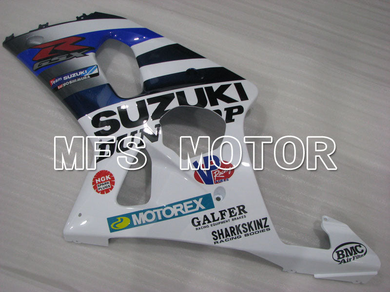 Suzuki GSXR750 2000-2003 Injection ABS Fairing - Factory Style - White Blue - MFS6958 - Fairings Kit