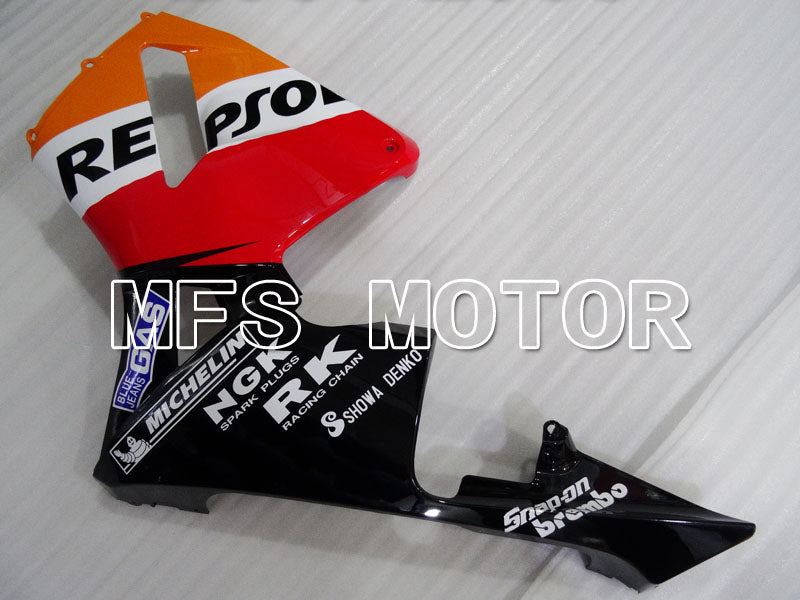 Honda CBR600RR 2003-2004 ABS Injection Fairing - Repsol - Red Orange Black - MFS2145 - Fairings Kit