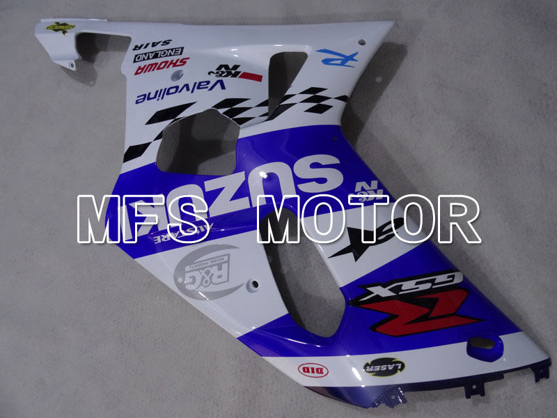 Suzuki GSXR600 2001-2003 Injection ABS Fairing - MOTUL - White Blue - MFS2147 - Fairings Kit